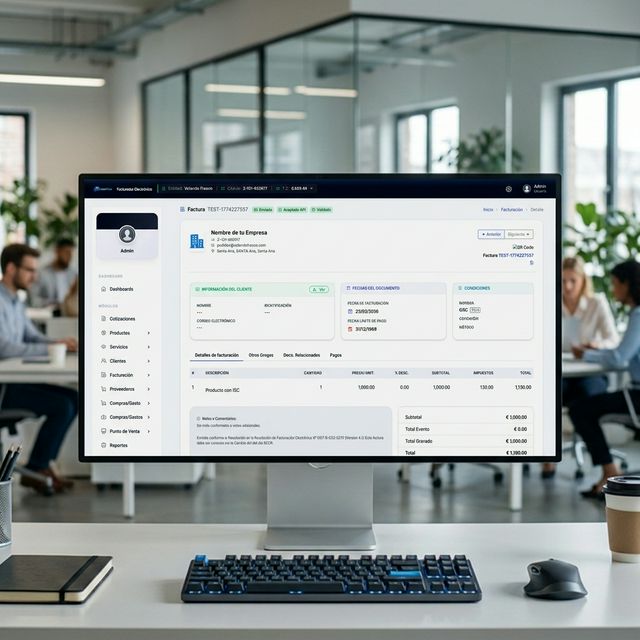 Stacktica Invoicing Dashboard - General