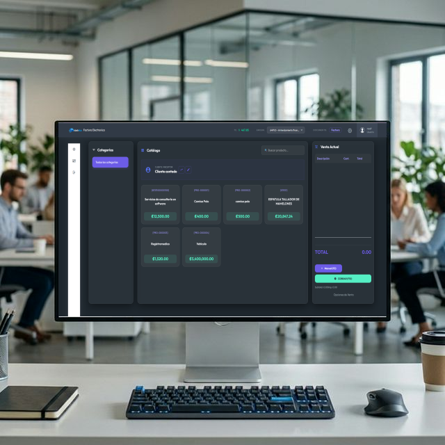 Stacktica Invoicing Dashboard - POS View
